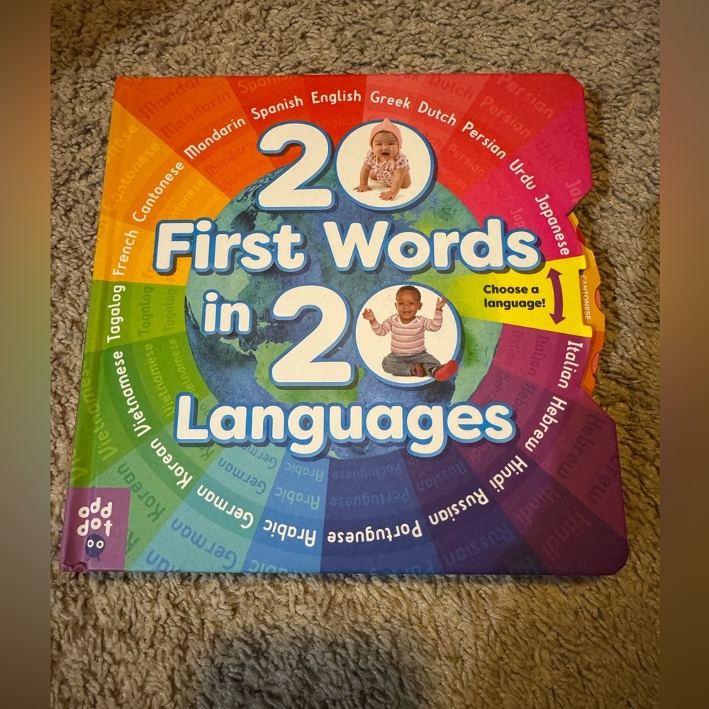 20 First Words in 20 Languages Book